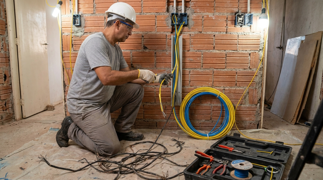 Adequação de Fiação em Botucatu‑SP