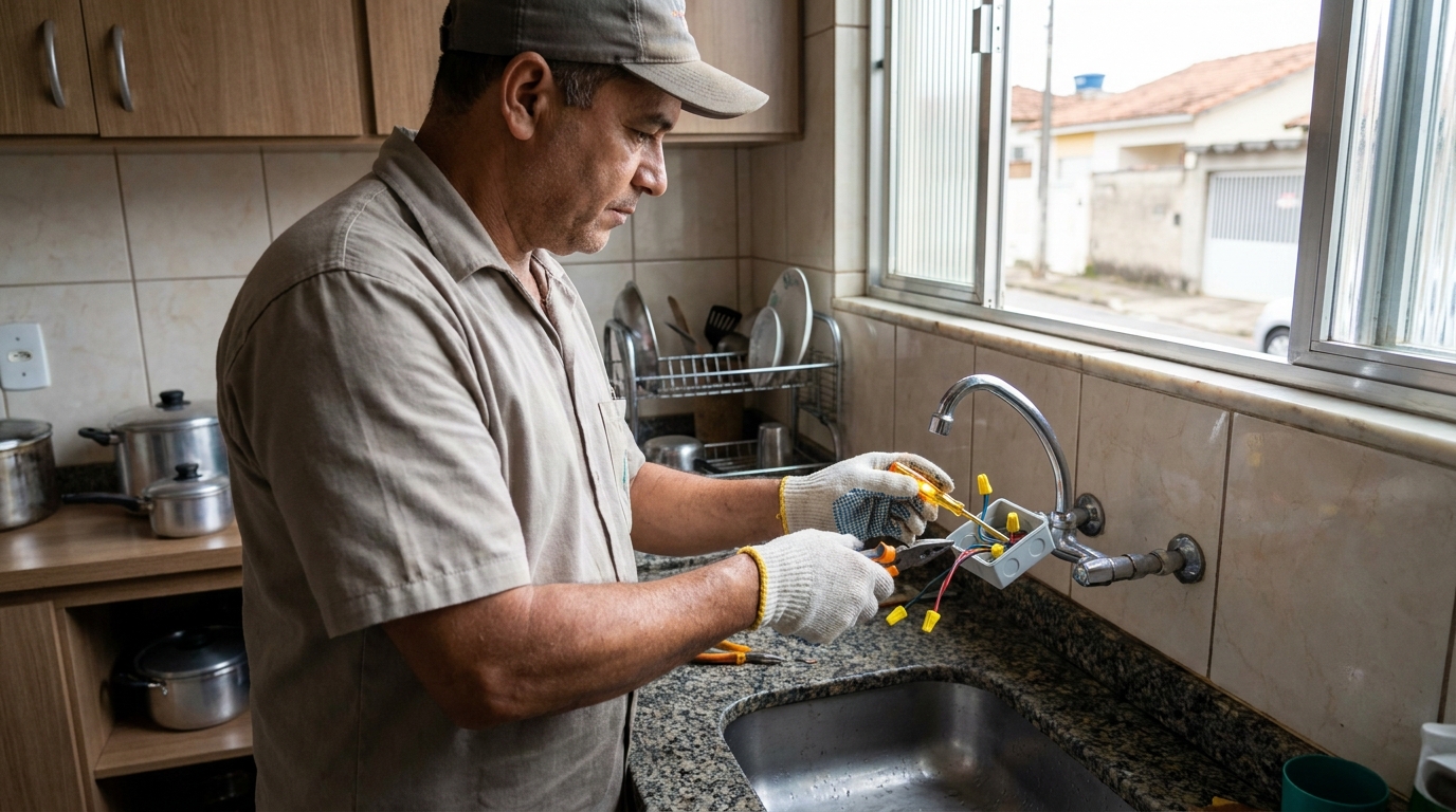 Adequação de Ponto Elétrico em Botucatu‑SP