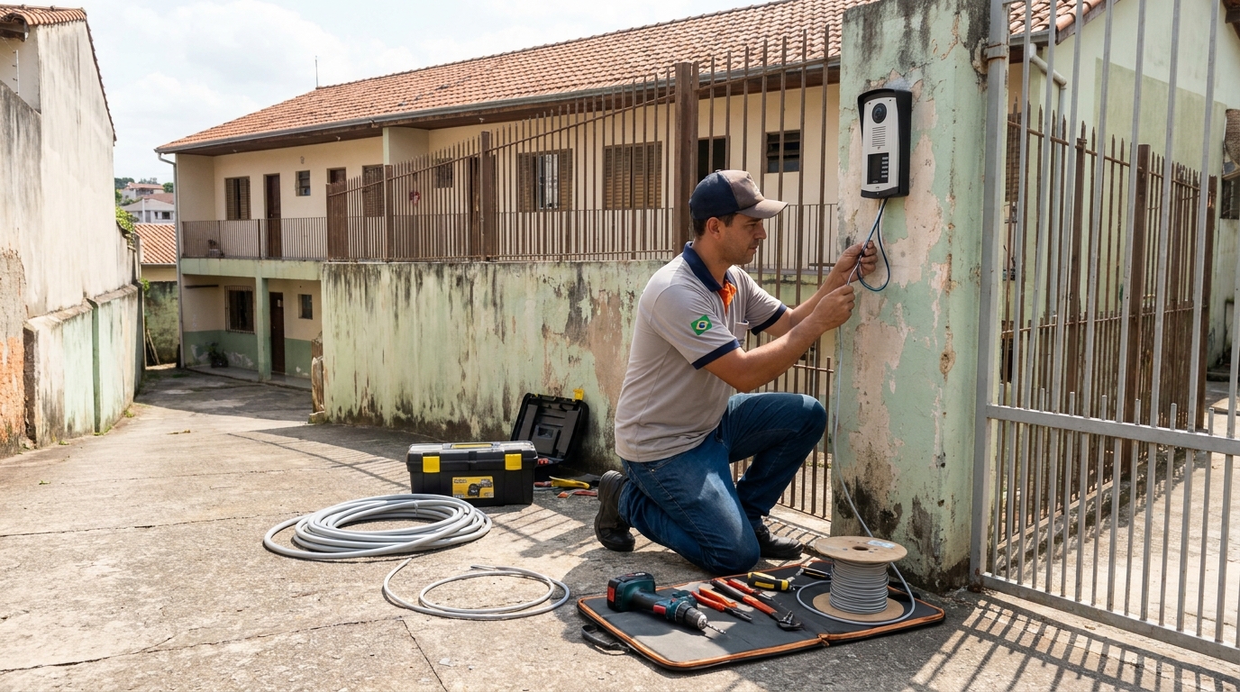 Instalação de Porteiro Eletrônico em Botucatu‑SP