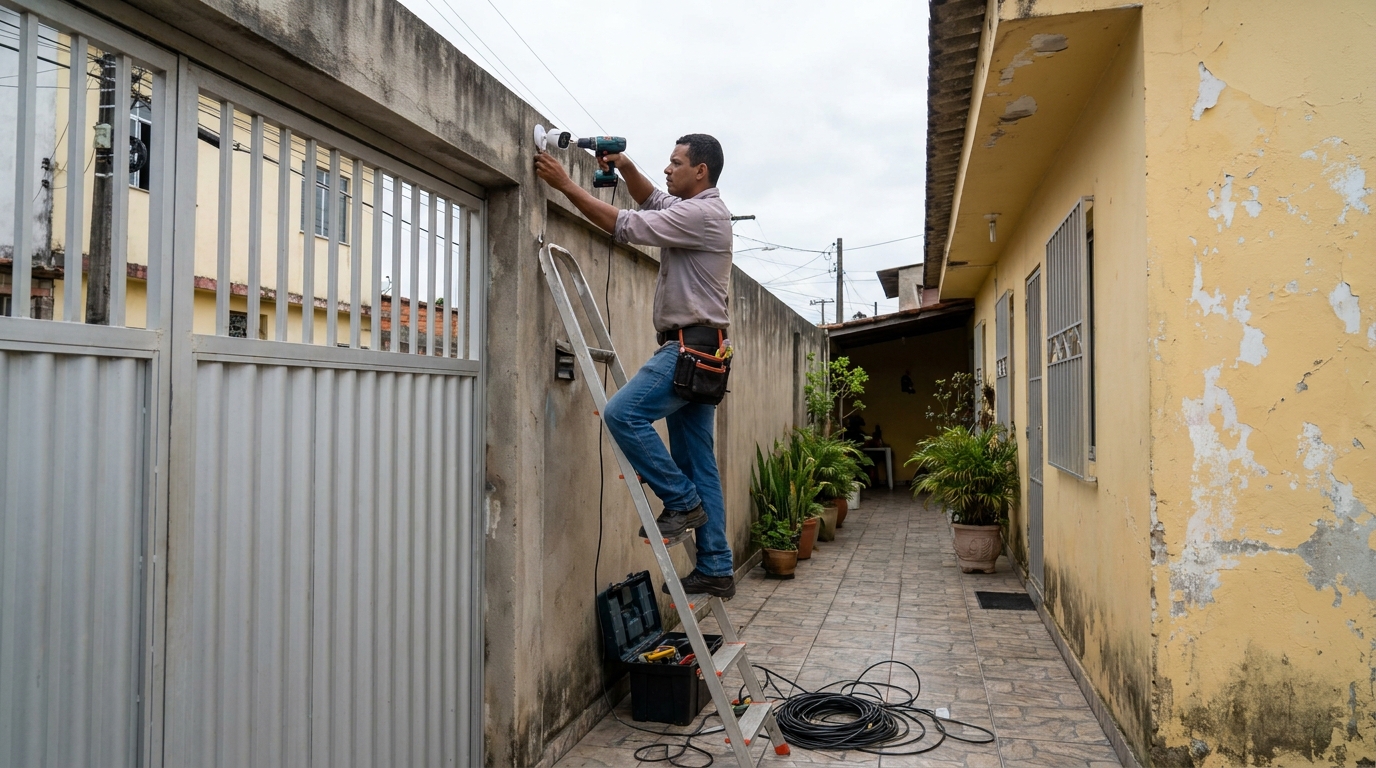 Passagem de Cabeamento em Botucatu‑SP